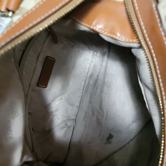 Michael Kors Black Signature Brookville Bowling Bag Purse - Picture 6 of 10